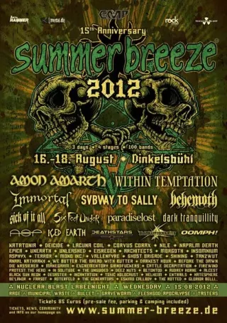 Poster for Summer Breeze 2012