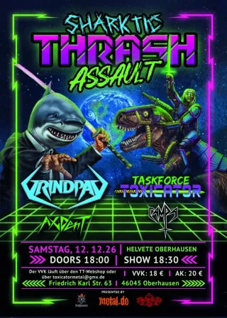Poster for Sharktic Thrash Assault