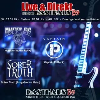 Poster for Mufflon + Captain P + Sober Truth