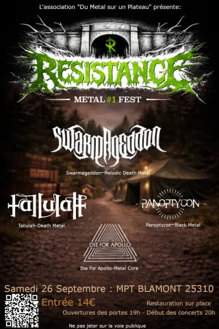 Poster for Resistance Metal Fest 2026