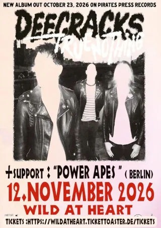 Poster for Deecracks + Power Apes