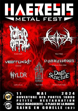 Poster for Haeresis Metal Fest 2024