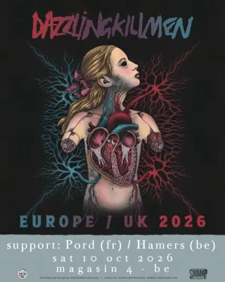 Poster for Dazzling Killmen + Hamers + Pord