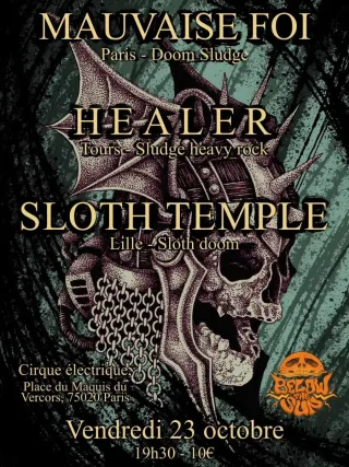 Poster for Healer + Mauvaise Foi + Sloth Temple