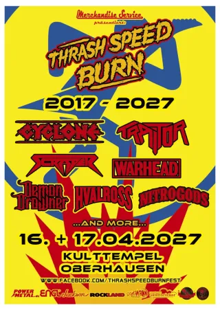 Poster for Thrash Speed Burn Fest 2026