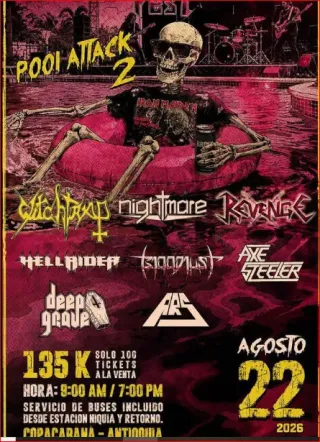 Poster for Metal Warriors Fest - Pool Attack 2.