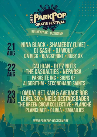 Poster for Parkpop Oostkamp 2026