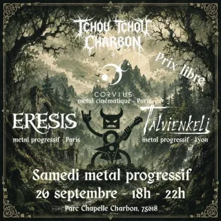 Poster for Corvius + Eresis + Talvienkeli