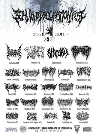 Poster for Berlin Desecration Fest 2027