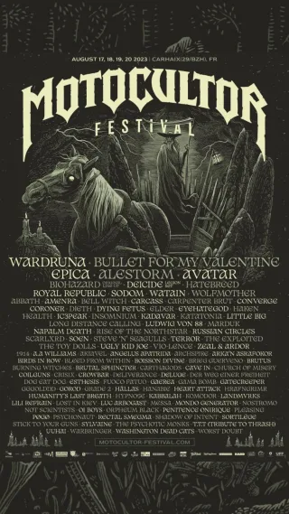 Poster for Motocultor Festival 2023