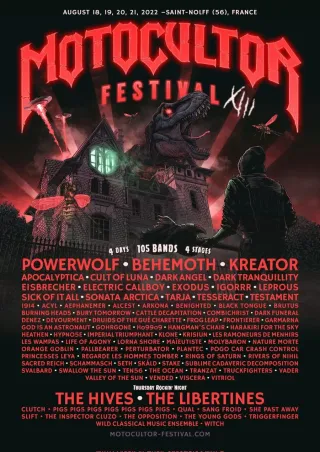 Poster for Motocultor Festival 2022