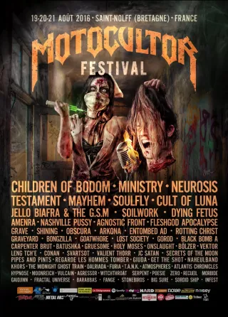 Poster for Motocultor Festival 2016