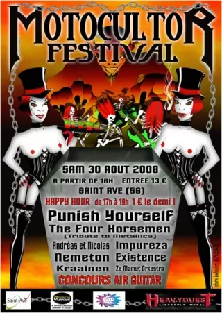 Poster for Motocultor Festival 2008