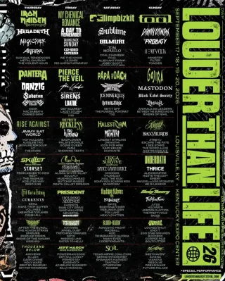Poster for Louder Than Life 2026