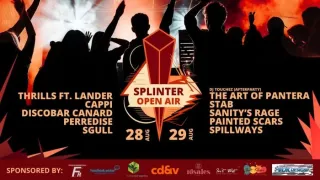 Poster for Splinter Open Air 2026