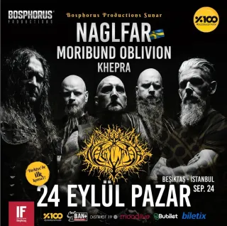 Poster for Naglfar + Khepra + Moribund Oblivion
