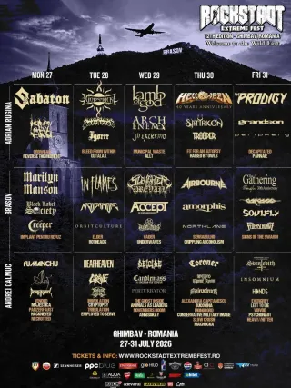 Poster for Rockstadt Extreme Fest 2026