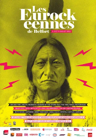 Poster for Les Eurockéennes de Belfort 2011