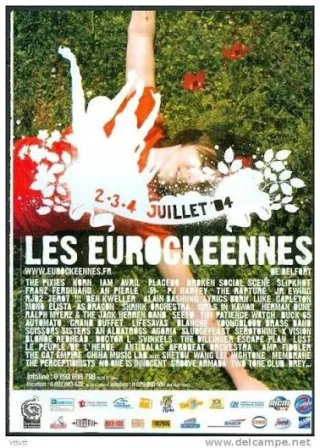 Poster for Les Eurockéennes de Belfort 2004