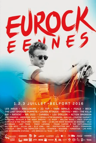 Poster for Les Eurockéennes de Belfort 2016