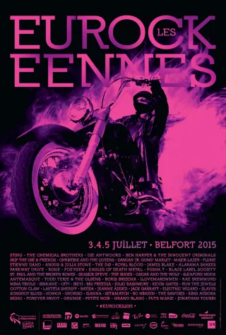 Poster for Les Eurockéennes de Belfort 2015