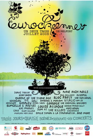 Poster for Les Eurockéennes de Belfort 2005