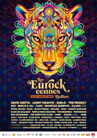 Poster for Les Eurockéennes de Belfort 2024