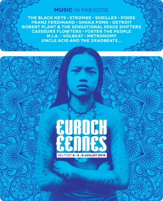 Poster for Les Eurockéennes de Belfort 2014