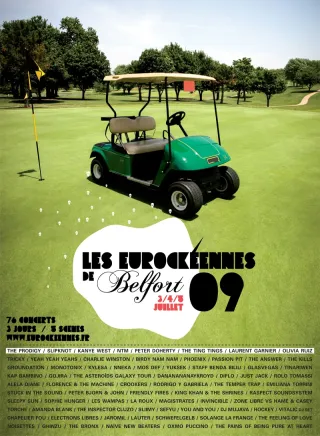 Poster for Les Eurockéennes de Belfort 2009