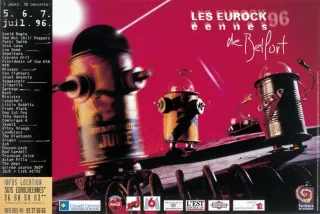 Poster for Les Eurockéennes de Belfort 1996