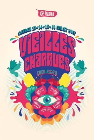 Poster for Les Vieilles Charrues 2017