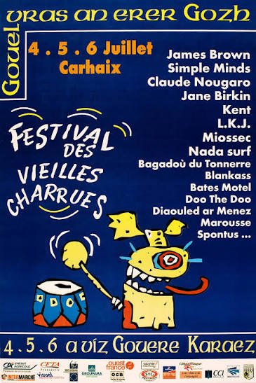 Poster for Les Vieilles Charrues 1997