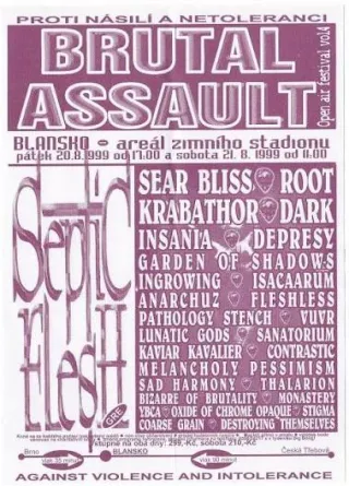Poster for Brutal Assault 1999