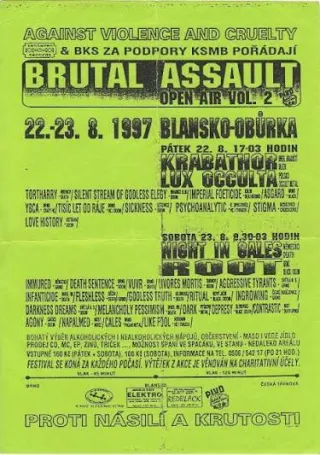 Poster for Brutal Assault 1997