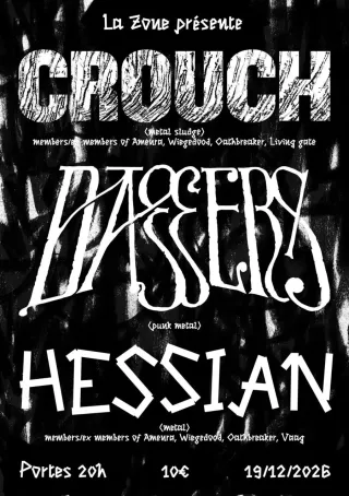 Poster for Crouch + Daggers + Hessian