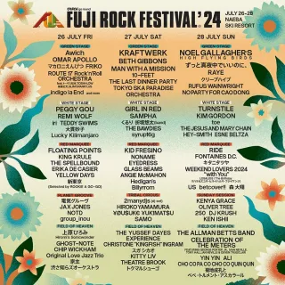 Poster for Fuji Rock Festival 2024
