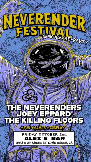 Poster for Neverenderer Festival Pre-Party