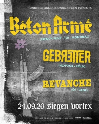 Poster for Béton Armé + Gebretter + Revanche
