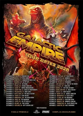 Poster for Galactic Empire - Tour 2026