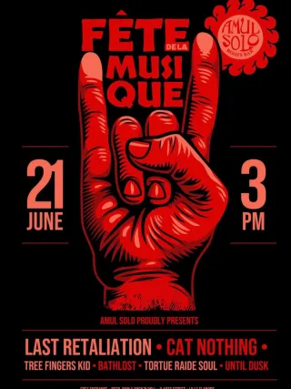 Poster for Bathlost + Cat Nothing + Last Retaliation + Tortue Raide Soul + Tree Fingers Kid + Until Dusk